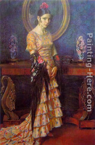 Musa Andaluza painting - George Owen Wynne Apperley Musa Andaluza art painting